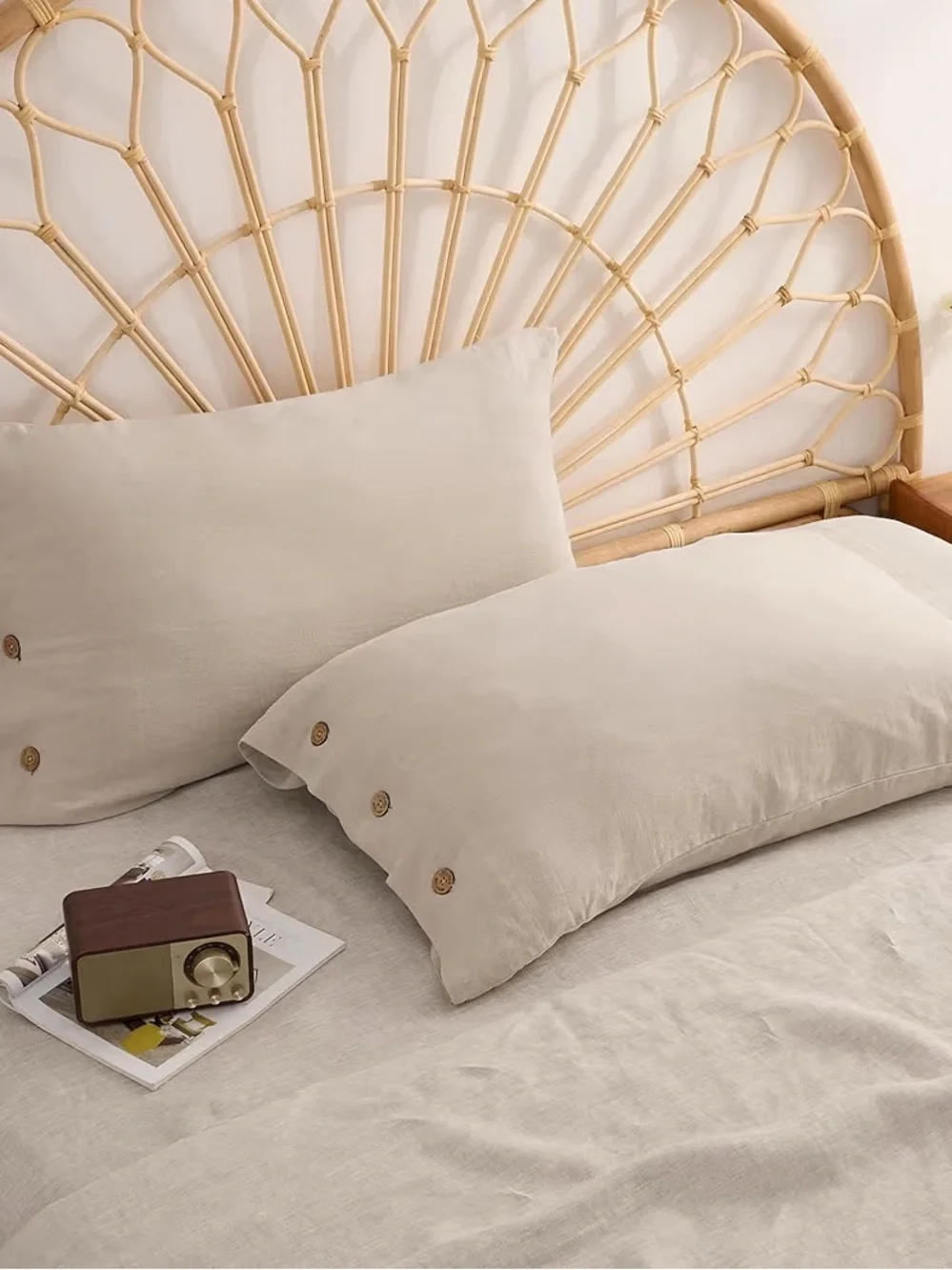 ATLINIA Linen Pillow Cases Standard Size 20
